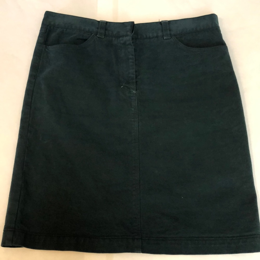 Etoile Isabel Marant Dark Green Cotton Skirt with Pockets - marked size 2